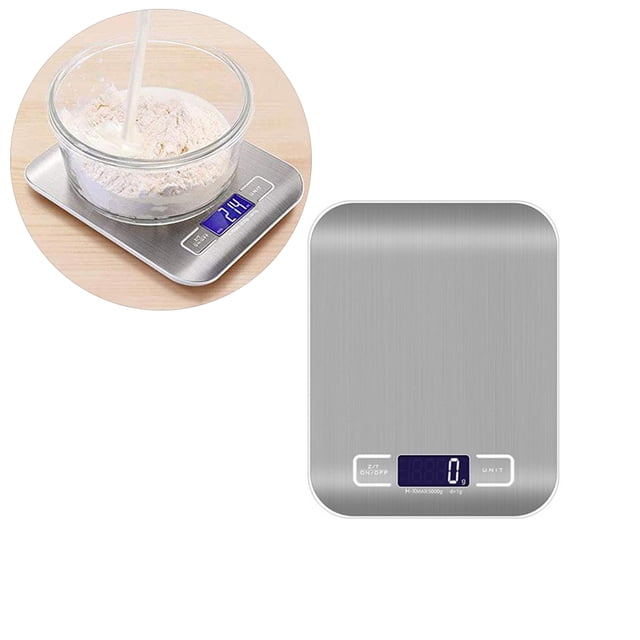 Básculas electrónicas de cocina de 5kg/1g, báscula Digital LCD para alimentos, báscula de peso, herramientas de medición