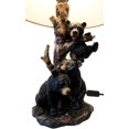 thumbnail image 3 of Ebros Climbing Black Bear Cubs Table Lamp With Bear Shade Desk Lamp (Set of 2), 3 of 9