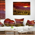 thumbnail image 4 of Designart Colorful Sunrise Over Mountains - Landscape Photography Throw Pillow - 12x20, 4 of 5