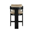 thumbnail image 6 of Meridian Furniture Sacha Beige Velvet Stool, 6 of 9