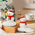 thumbnail image 6 of Christmas Phone Stand Rack Featuring Santa And Snowman Decorations For Festive Touch Adjustable Angles For Phone Size, 6 of 9