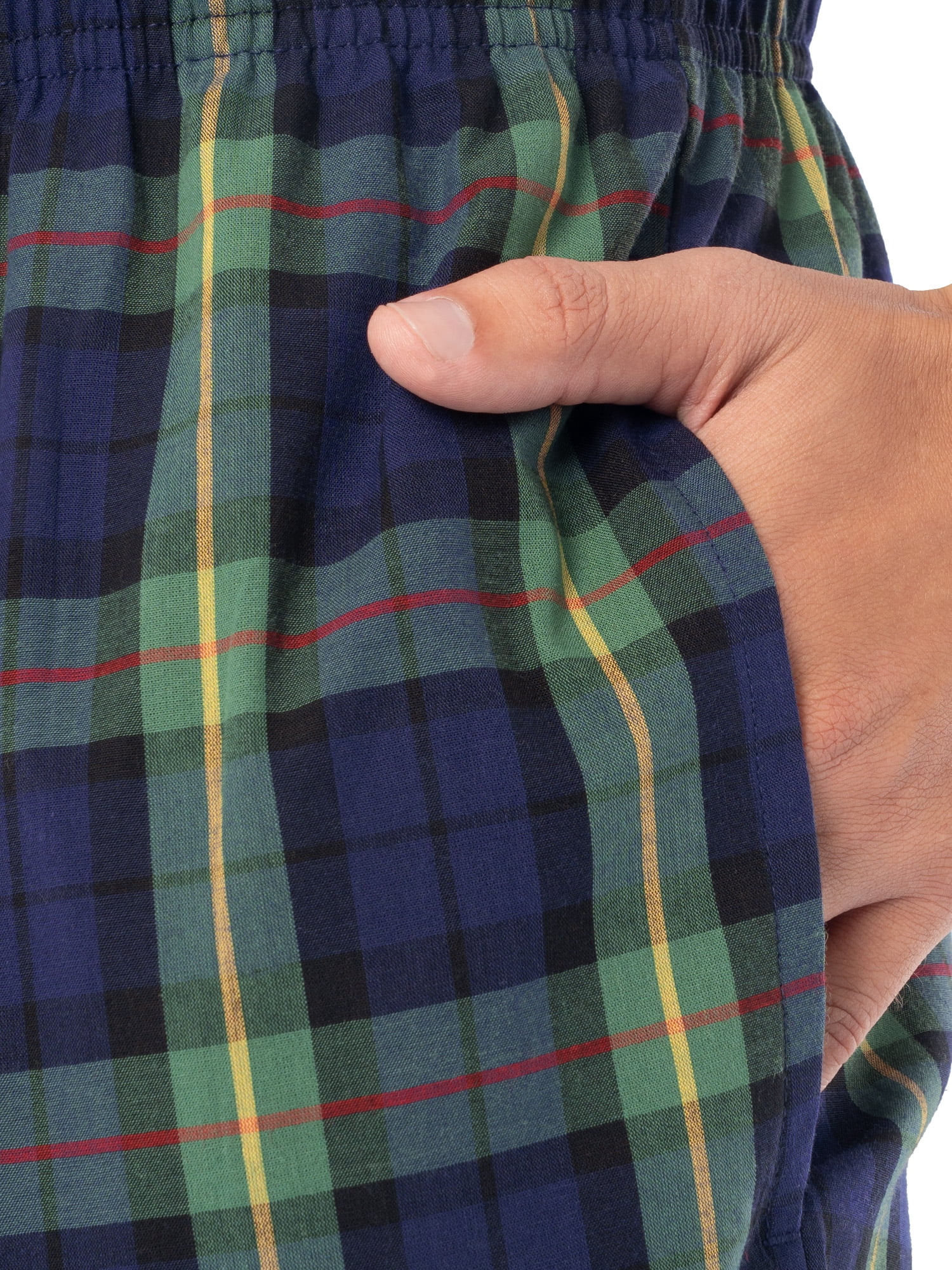 Fruit of the Loom Men's and Big Men's Soft Brushed Woven Sleep Pant, Sizes S-6XL & LT-3XLT