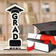 thumbnail image 3 of 2024 Graduation Party Table Decoration Wooden Sign Class of 2024 Party Ornament Wood Table Sign, 3 of 6