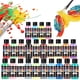 thumbnail image 2 of Pintura acrílica de 24 colores, pintura acrílica embotellada para tela, ropa, pintura rica para cuero, pigmento DIY, 2 of 4