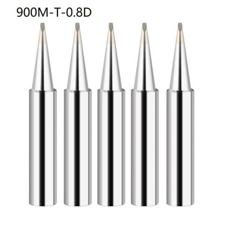 

Hayafir 5pcs 900M-T Copper Soldering iron tips Lead-free welding solder tools
