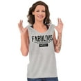 thumbnail image 4 of Funny Myself Fabulous Definition Womens Plus Size Graphic Tank Top Brisco Brands 2X, 4 of 5