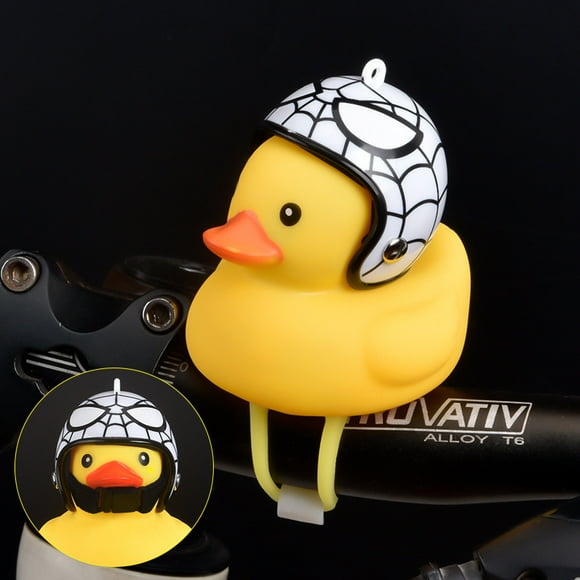 Wind breaking Duck Road Bicycle Bell Little Duck Yellow Duck Helmet Children Riding with Helmet Horn Light