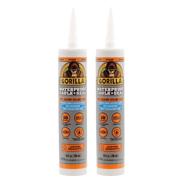 Sellador de silicona Gorilla Waterproof Mask & Seal, 300 ml, transparente