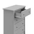 thumbnail image 6 of Storkcraft Crescent 4 Drawer Childrens Nursery Dresser, Pebble Gray, 6 of 8