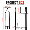 thumbnail image 7 of Lawn Aerator Tool, Core Aerator Lawn Tool with Alloy Steel Material, Sturdy Grass Aerator for Lawn Health Soil Yard Aerator, 7 of 7