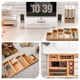 thumbnail image 3 of Organizador de cajones Buwheekoki Bamboo, 5 unidades, para cocina y oficina, 3 of 6