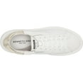 thumbnail image 5 of Kenneth Cole New York Womens Kam Platform Lace Up Sneaker 6 White/Shiny Light Gold, 5 of 8