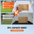 thumbnail image 5 of VEVOR Portable Paint Booth, Larger Spray Paint Tent with Built-in Floor & Mesh Screen, 7.5x5.2x5.2ft Spray Paint Shelter, Painting Tent Station for Furniture DIY Hobby Tool, 5 of 10