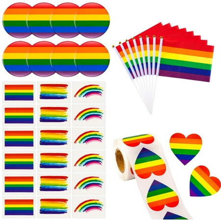 Arc-en-ciel Drapeau drapeau drapeau LGBT' Autocollant