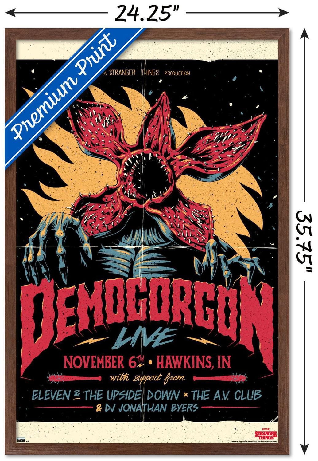 Netflix Stranger Things - Démogorgon en direct