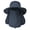 Blue, variant on Fishing Hat Detachable Fisherman Bucket Hat Summer Panama Sun Visor Hat Breathable Neck Face Flap Hat for Outdoor Activities