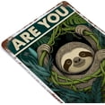 thumbnail image 6 of Funny Sloth Metal Tin Sign, Vintage Jungle Wall Decor, Retro Bathroom Wall Art Plaque, Cute Animal Restroom Sign, 8 x 12 Inch, 6 of 6