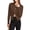 Dark Brown, variant on Cardigan for Women Spring Long Sleeve Button Down Work Office Sweaters Cute Winter Jacket Dark Brown S