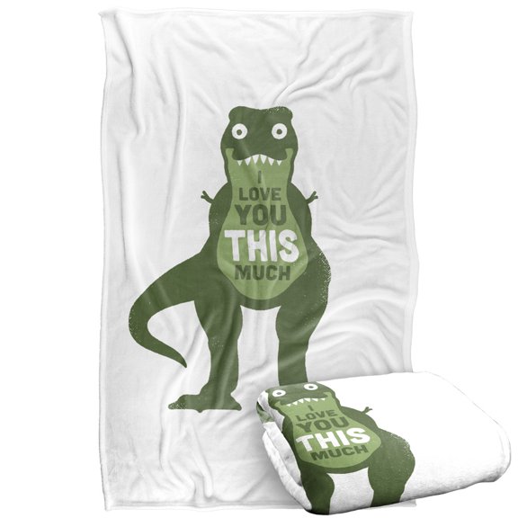 bCreative Blanket, 36'x58' David Olenick Amourosaurus Silky Touch Super Soft Throw Blanket