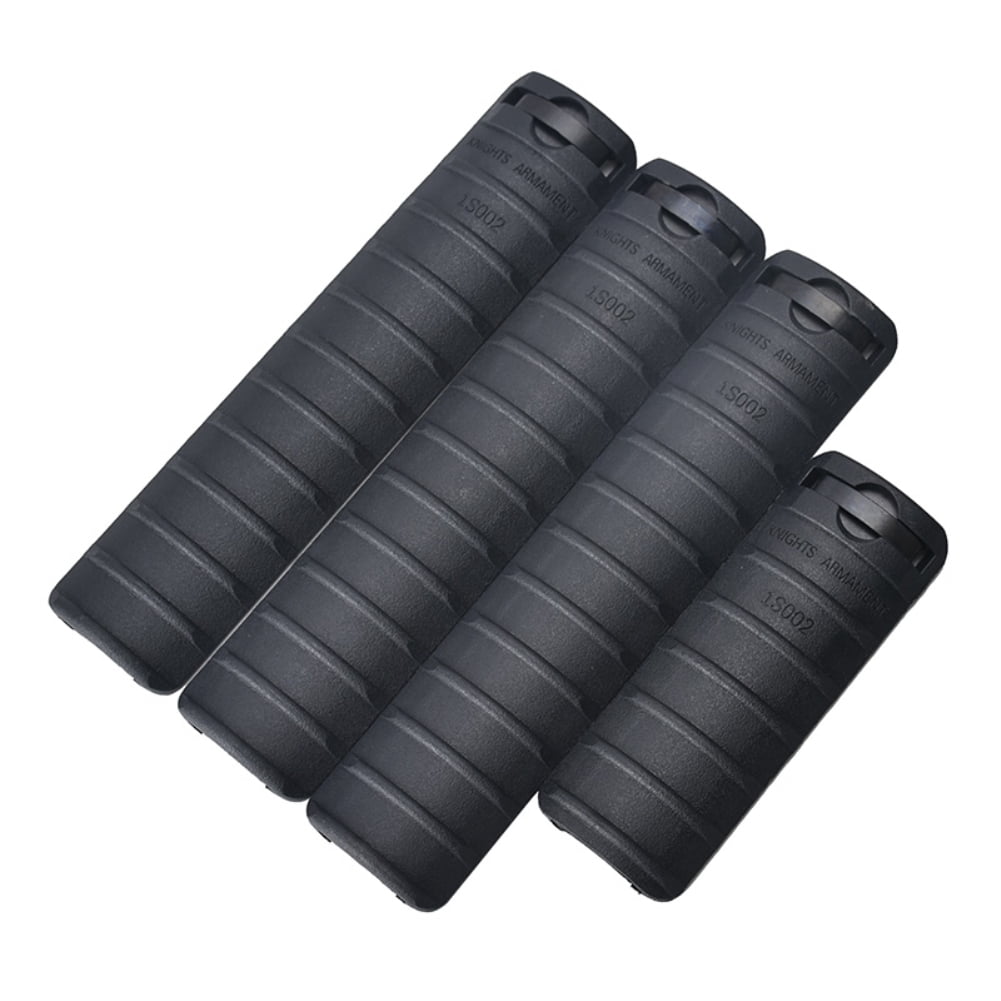 4pcs/set Nylon KAC Rail Covers Handguard Protector for Unmounted Rail Areas Kids Toy Sand color