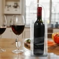thumbnail image 2 of HEMOTON Transparent PVC Wine Bottle Bags for Storage Use Durable Waterproof Portable Handheld Clear Bags 4 Pieces, 2 of 8