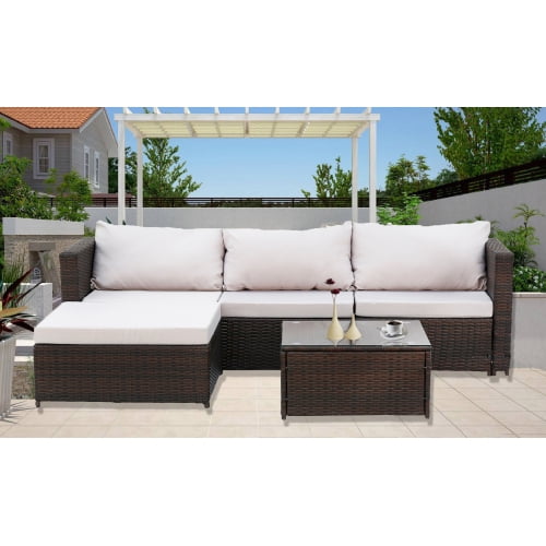 jakarta charcoal garden chaise and footstool set