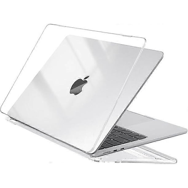 Compatible with MacBook Air 13.6-inch M2 A2681 M3 A3113 20222024 with touch ID, plastic case, transparent glass