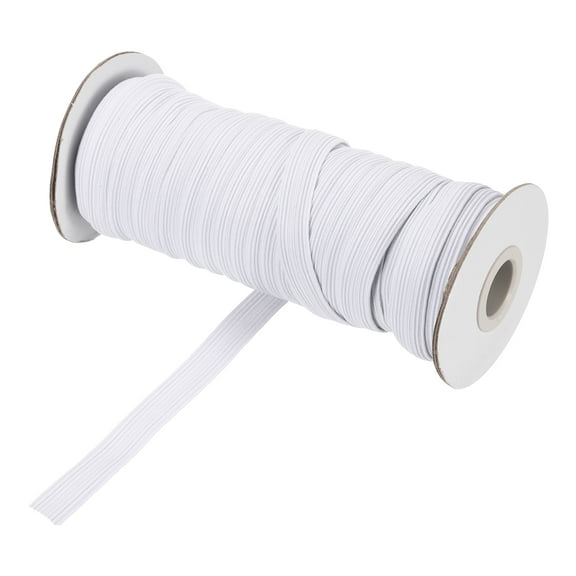 Uxcell Elastic Sewing Bands 1/2 Inch Wide 20 Yards White Knit High Elasticity