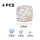 thumbnail image 2 of Lindos adornos para uñas, diamantes de imitación de cristal en forma de corazón para decoración de uñas, 2 of 5