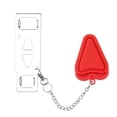 thumbnail image 1 of Cerradura de puerta portátil, cerraduras de puerta de hotel para viajeros de metal, prevención de entrada no autorizada, elementos esenciales para apartamentos, seguridad en el hogar, elementos esenciales para viajes Rojo Verde MX-0130102FYD, 1 of 5