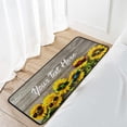 thumbnail image 6 of Sunflowers with Sunglasses Custom Kitchen Rug Door Mat Bath Rug Personalized Your Text on Home Decor Floor Mat for Kitchen Living Bedroom 39 x 20 Inch, 6 of 6