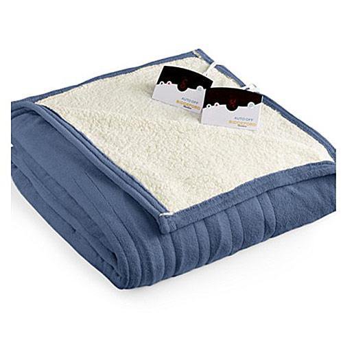 Biddeford MicroPlush Sherpa Electric Heated Warming Blanket Twin Full Queen King