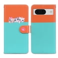 thumbnail image 2 of Compatible with Google Pixel 8 Cute Animals Pattern Wallet Case with Card Slots Flip Cover, 2 of 5