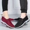 thumbnail image 4 of Zapatos de algodón para parejas de mediana edad y mayores de invierno, botas de algodón gruesas, cálidas y cómodas con forro polar, zapatos de algodón para mujer sin cordones, 4 of 5