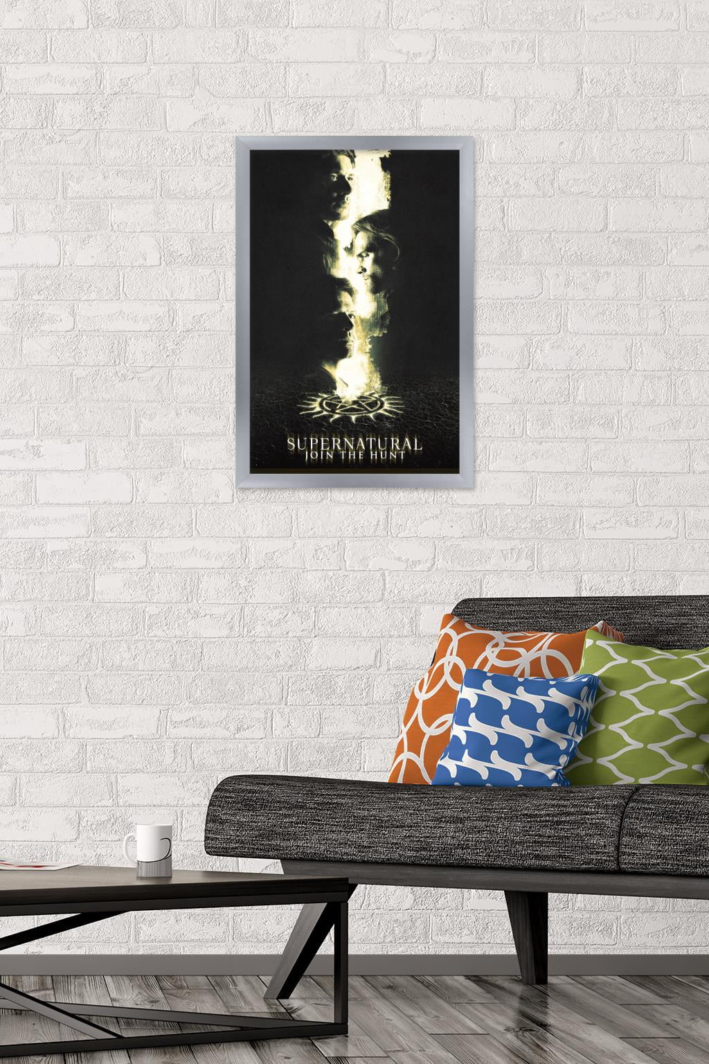 Supernatural - Season 14 Wall Poster, 14.725" x 22.375", Framed