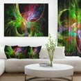 thumbnail image 3 of Designart 'Multi Color Fractal Abstract Design ' Abstract Canvas Art Print, 3 of 3