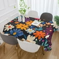 thumbnail image 2 of Yayeee Tablecloths for Rectangular Tables 60 x 108 inch Party Table Cover, Bright Colorful Flowers Pattern, 2 of 6
