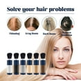thumbnail image 2 of YOPTOP Fibres Colorées Super Grand Format avec Recharge - Poudre Épaississante pour Cheveux Colorés Poudre pour Ligne de Cheveux Colorée Poudre de Fibres Colorées Extra Grand Comble Instantanément les Lignes de Cheveux Cheveux Clairsemés et Cuir Chevelu, Noir, 2 of 7
