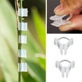 thumbnail image 2 of 50/100 PCS Support de Plante Fixer Greffage Clips Orchidée UK Tige Support Attaché M0B8, 2 of 9
