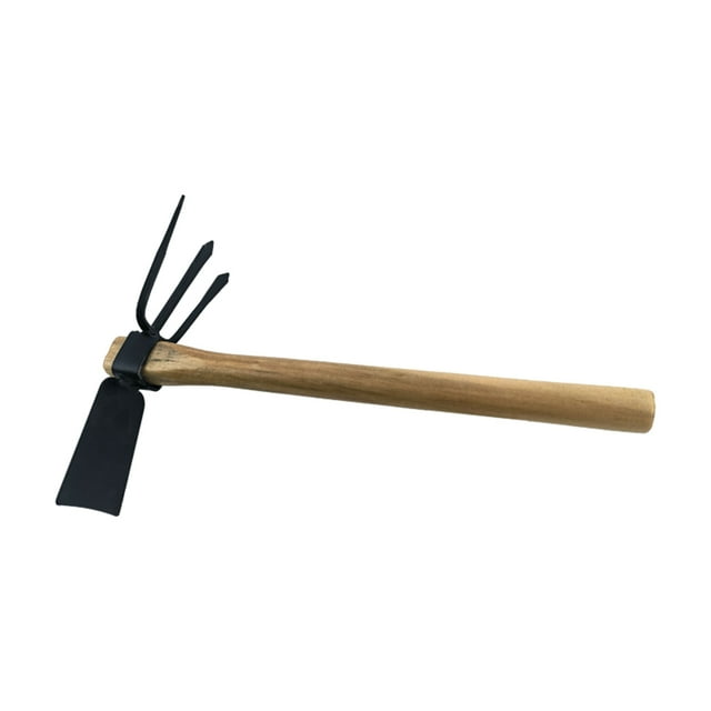 Scienceny Accesorios agrícolas para prácticas agrícolas mejoradas Accesorios agrícolas Azada de jardín Herramientas agrícolas de mango Jardín y Patio Ingenio de azada de doble propósito