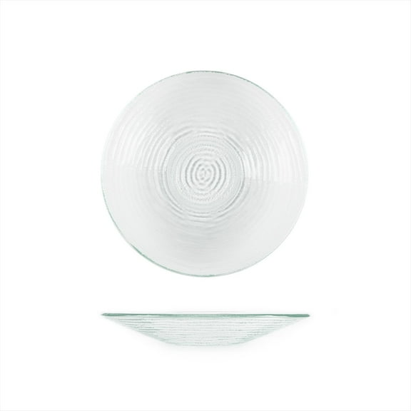 Glass Dinnerware dia.11.75" h:1.5" 32 oz. Round Clear Glass Bowl