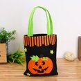 thumbnail image 2 of Bolsas de Halloween para dulces con asas Bolsa de calabaza Bolsas de Halloween para fiestas de Halloween, 2 of 8