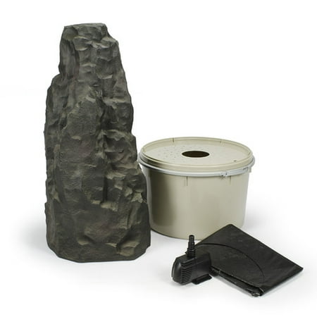 Aquascape Manufactured Wood Fractured Basalt Fountain Kit