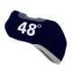 thumbnail image 1 of Fundas para cabezas de golf, protector de cabeza de putter de hierro para palos de golf con ventana transparente 48 grados azul marino, 1 of 7