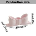 thumbnail image 2 of Clearance! Dienrx Bow Candle Holder, Candle Holder Candy Color Bow Candle Holder Long Candle Candlestick Gypsum Bow Candle Holder for Table Wedding Dinning Table Centerpiece, 2 of 6