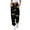 Black, variant on Black Halloween Pajamas Womens Pajama Pants Casual Pj Bottoms for Women Drawstring Lounge Pants with Pockets 3XL