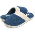 thumbnail image 1 of Floopi Women's Super Soft French Terry Upper/Insole Closed Toe Clog Slipper W/Felt Collar Trim Slipper W/ Memory Foam, 1 of 6