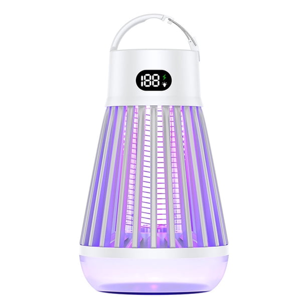 Exterminador de insectos portátil, Exterminador de mosquitos eléctrico recargable por USB para interiores y exteriores