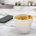 thumbnail image 4 of Dart Food Containers, 8 oz, White, 1,000/Carton, 4 of 6