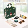 thumbnail image 5 of FORMRS Womens Corduroy Tote Bag Crossbody Shoulder Handbag with Pocket, Christmas Santa Hats, 5 of 7